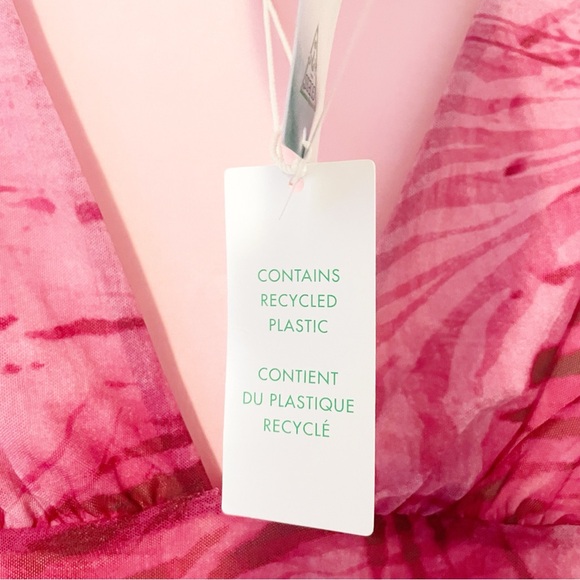 Guess Luisa Bodysuit Tiger Print Pink Size Medium - Picture 9 of 12